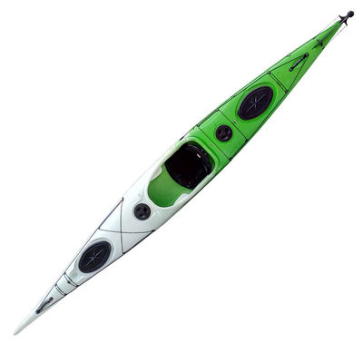 HDPE Sea Canoe Polyethylene 1 Person Sit In Kayak 330 lbs