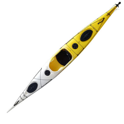 HDPE Sea Canoe Polyethylene 1 Person Sit In Kayak 330 lbs