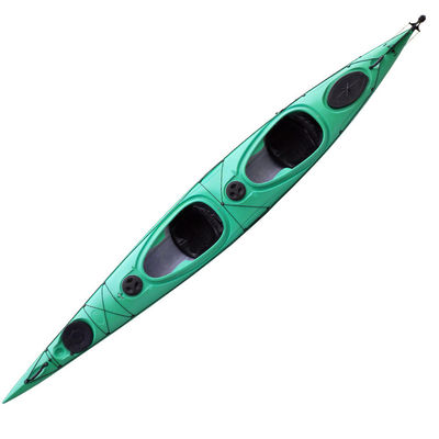 HDPE Plastic Sea Touring 500 pound weight limit Sit In Tandem Kayak