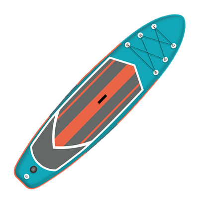 Customized Logo Standup Paddle Board Blow Up Surfboard Blue Color